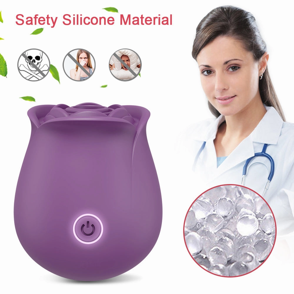 10 Sucking Modes Rose Vibrator Clit Stimulator For Women