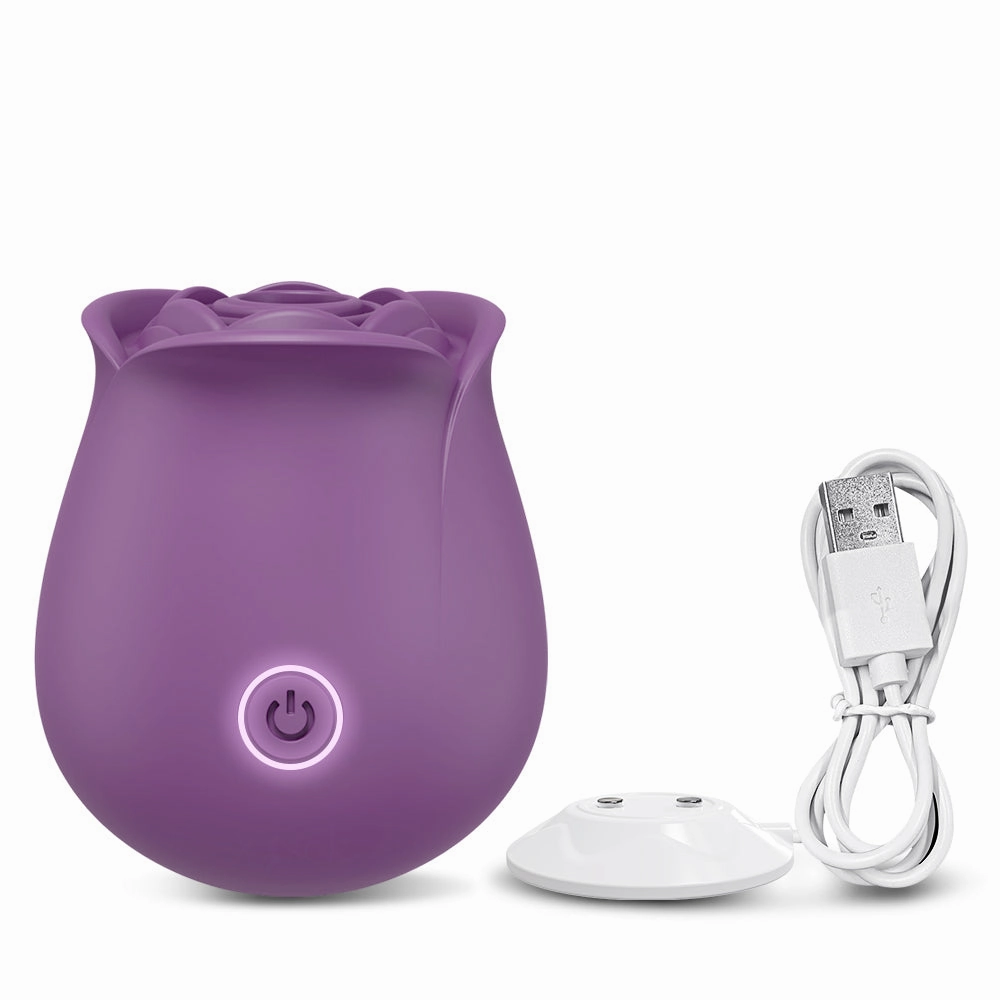 10 Sucking Modes Rose Vibrator Clit Stimulator For Women