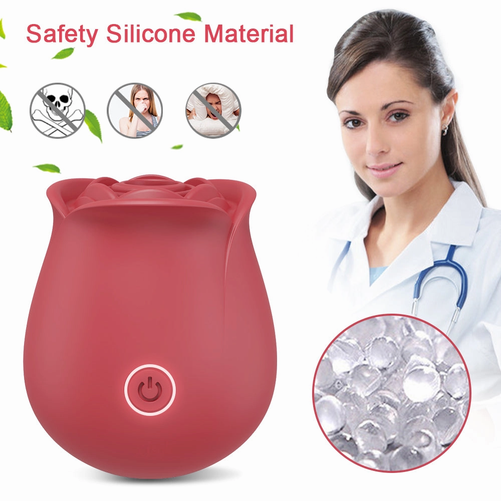 10 Sucking Modes Rose Vibrator Clit Stimulator For Women