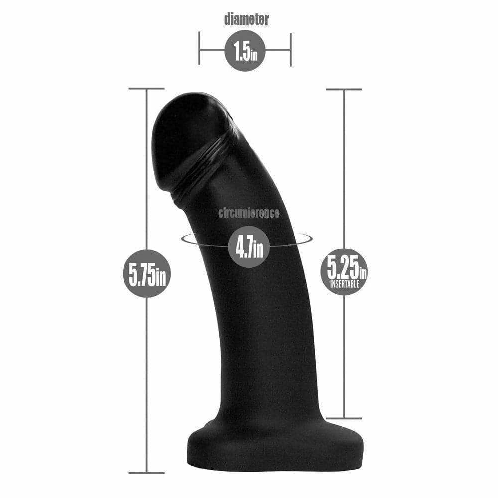 5.25 Series Silicone Dildo - Glow in the Dark