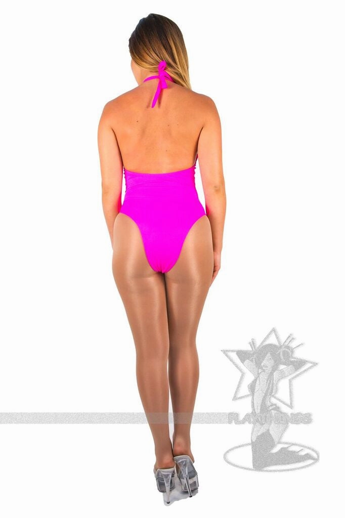 *Exclusive Halter High Cut Romper-More colors