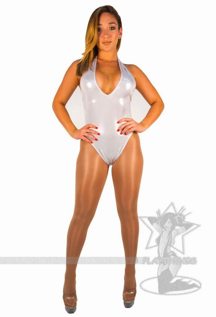 *Exclusive Halter High Cut Romper-More colors
