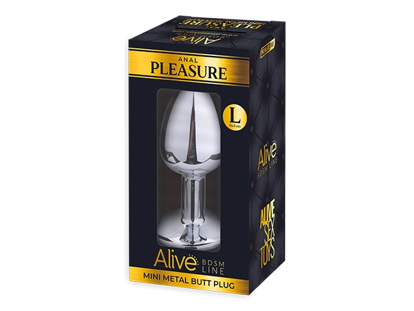 ALIVE Jewel Metal Butt Plug LARGE