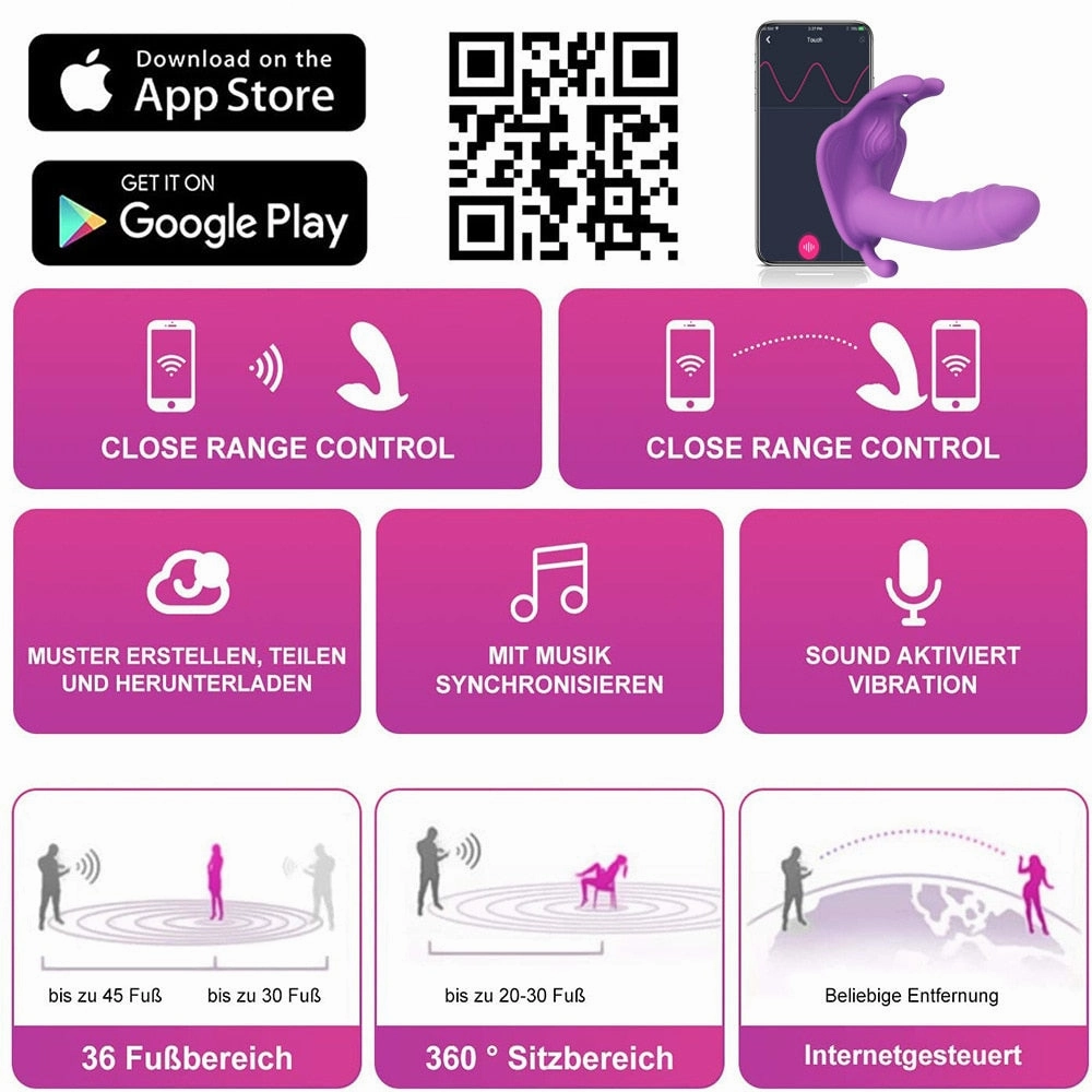 APP butterfly vibrator