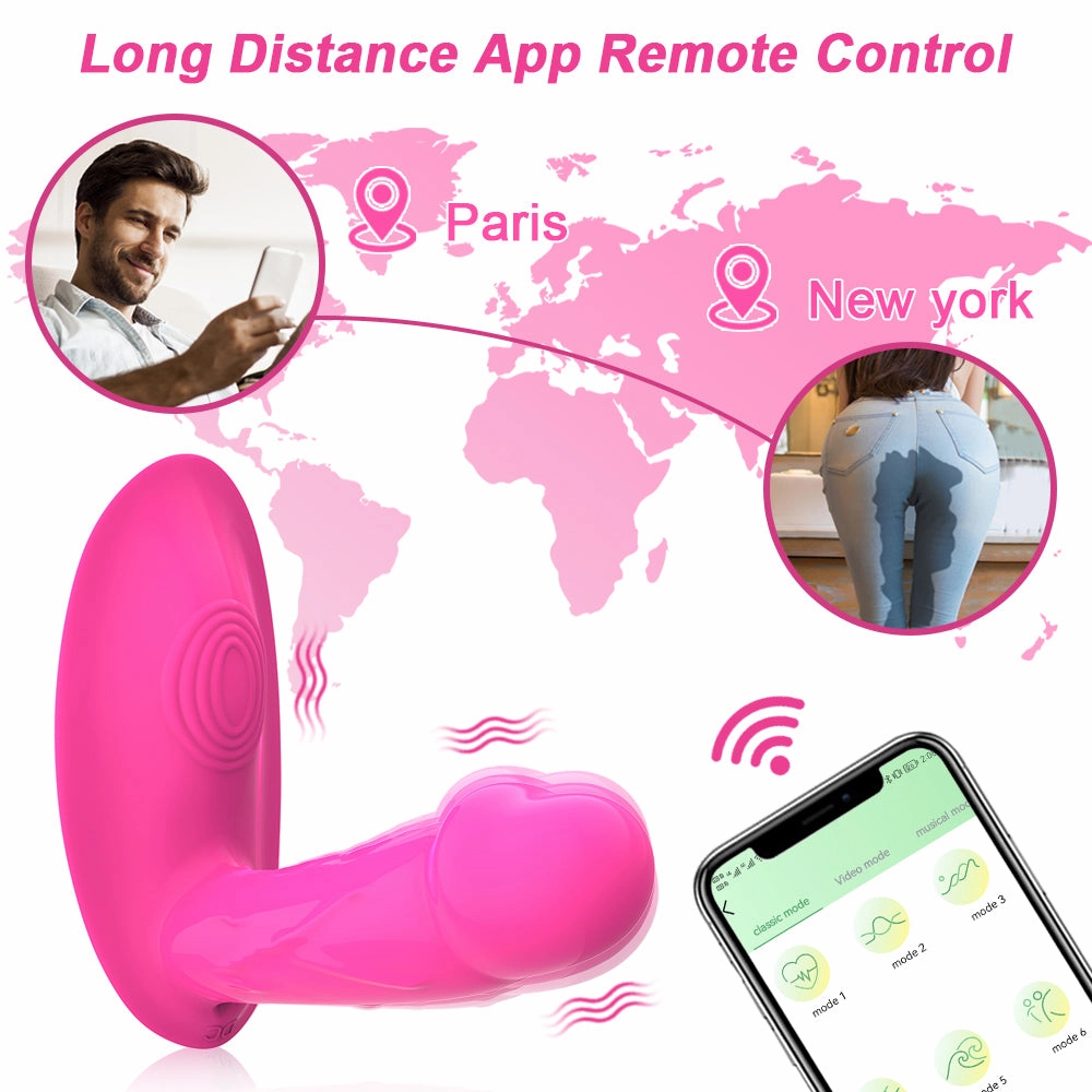 APP Control Female Wearable Clit Stimulator G-Spot Vibrators