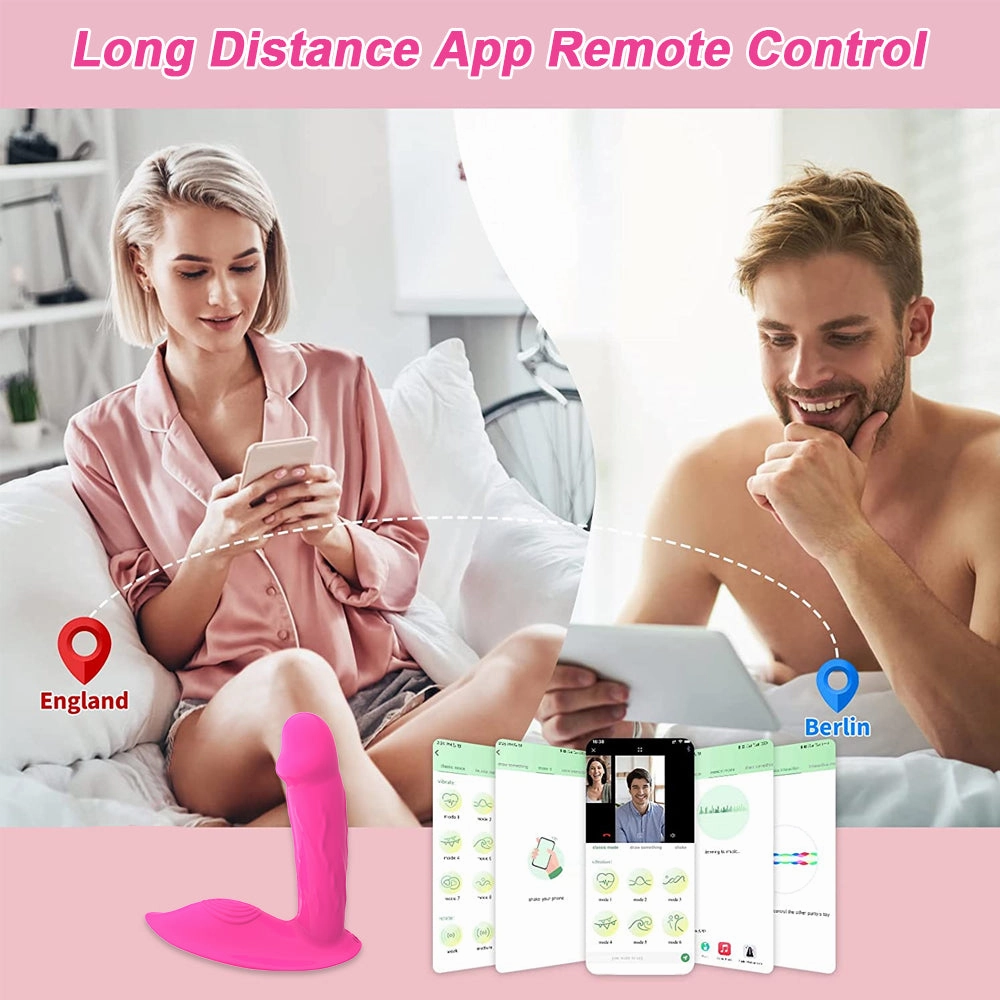 APP Control Female Wearable Clit Stimulator G-Spot Vibrators