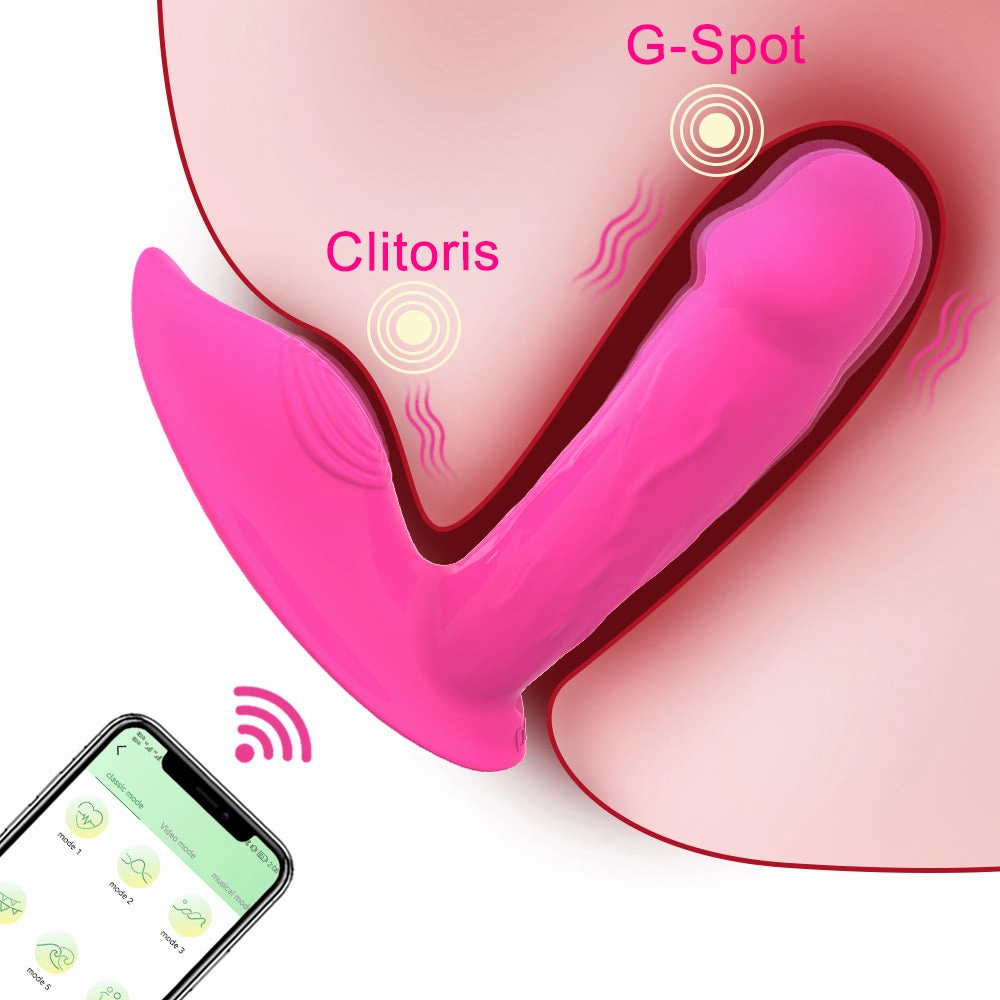 APP Control Female Wearable Clit Stimulator G-Spot Vibrators
