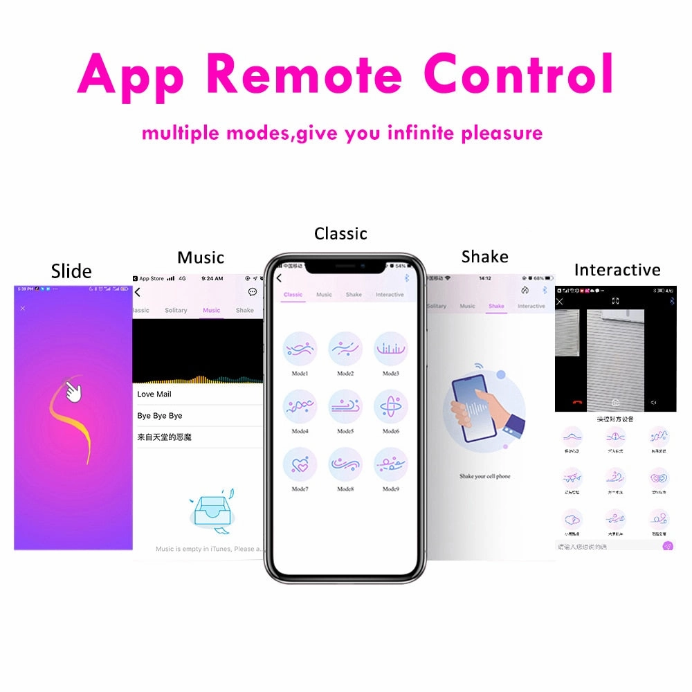 App Control Testicle Vibrator