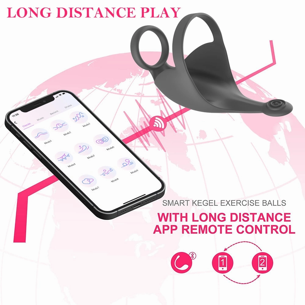 App Control Testicle Vibrator