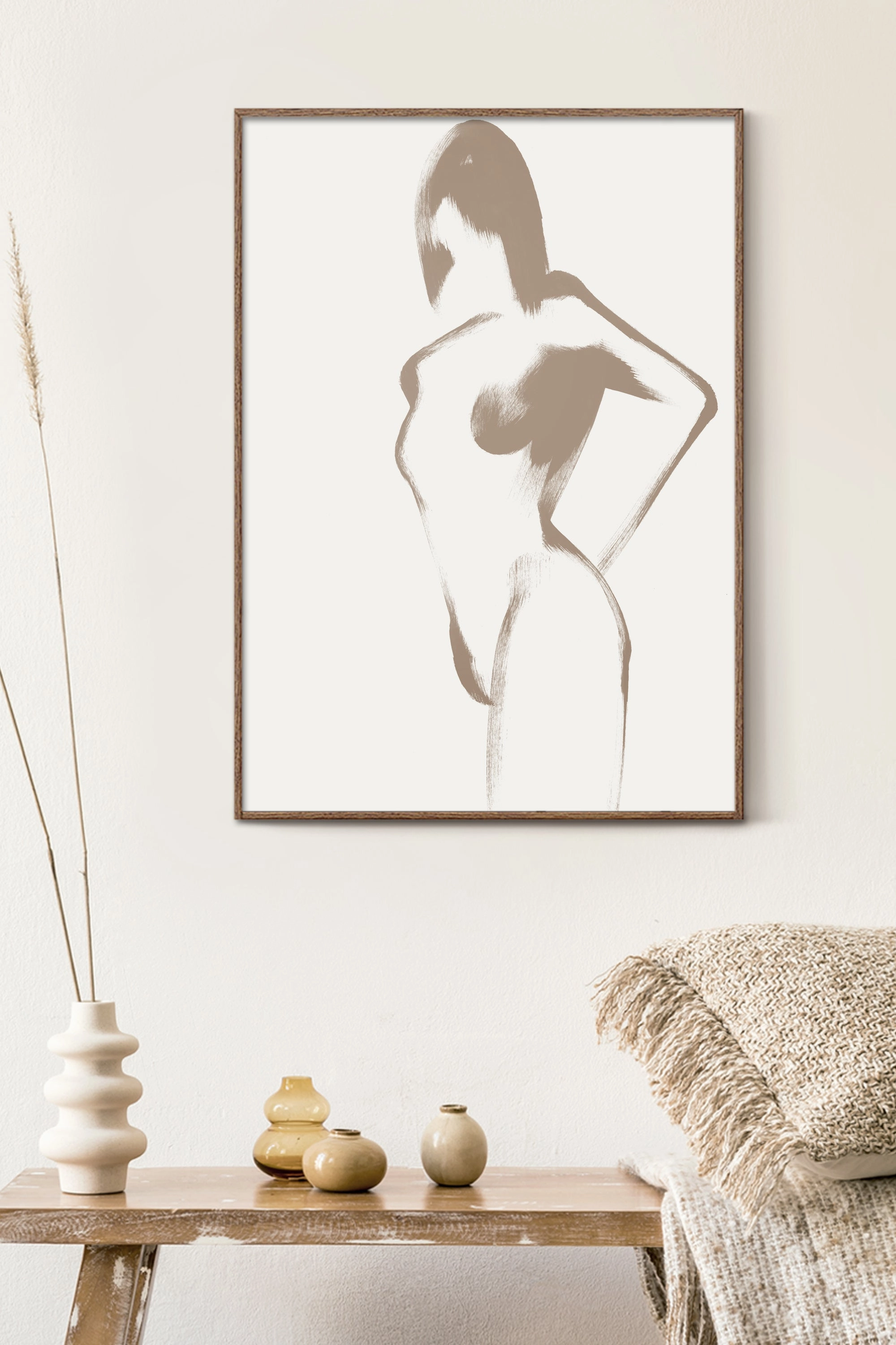 ART PRINT - Feminine no. 11 Beige