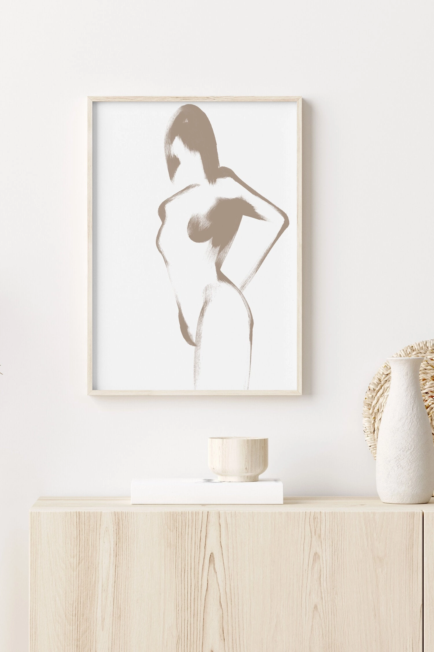 ART PRINT - Feminine no. 11 Beige