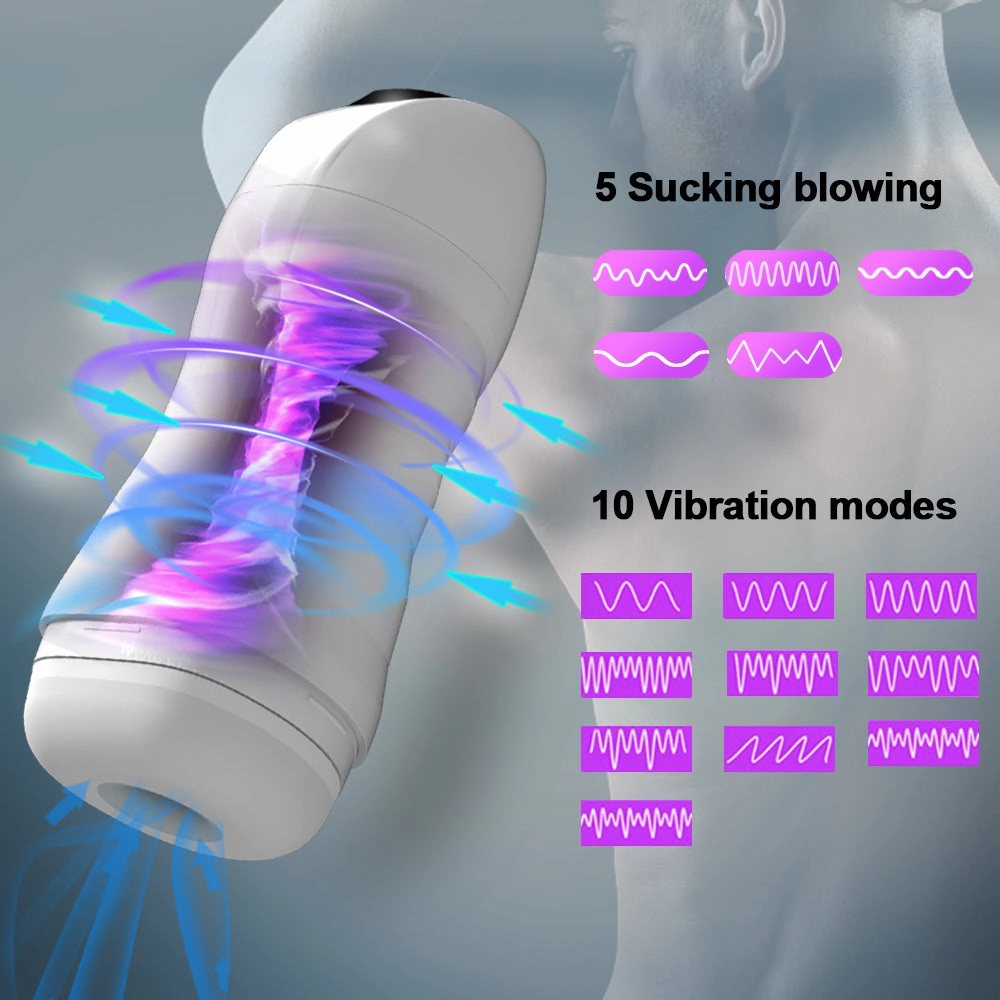 Automatic Sucking Male Mastubator Blowjob Suction Smooth Vibrating Masturbation