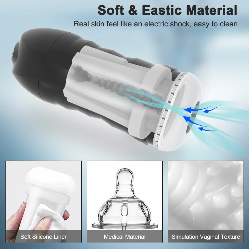 Automatic Sucking Male Mastubator Blowjob Suction Smooth Vibrating Masturbation