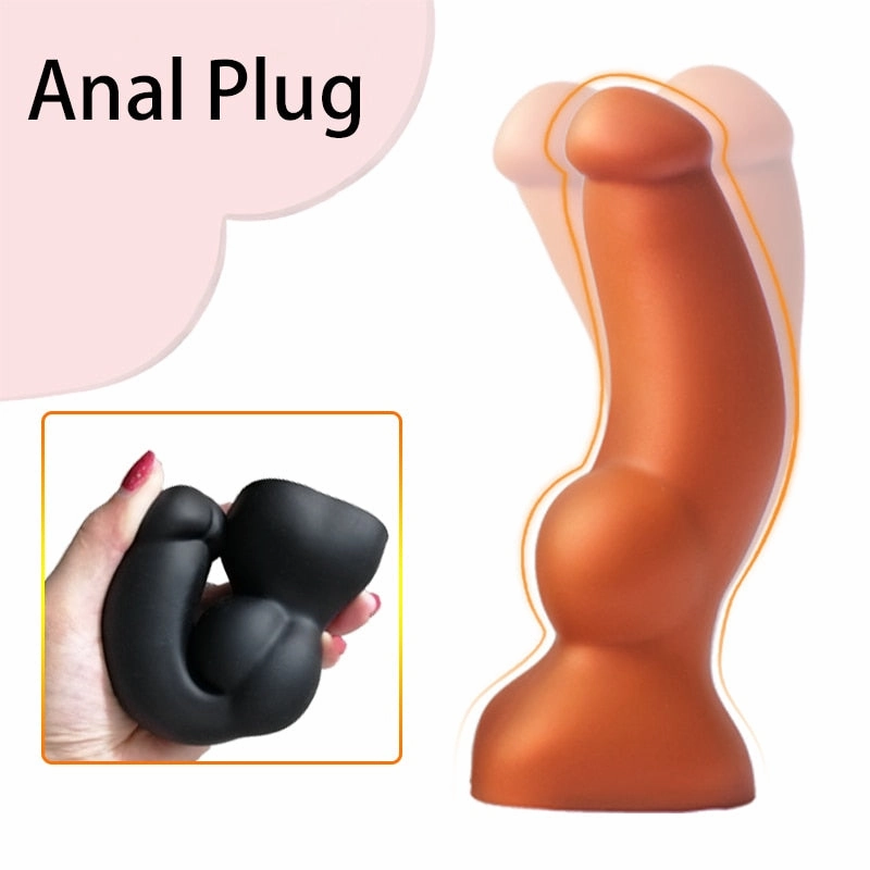 Balling Soft Dildo