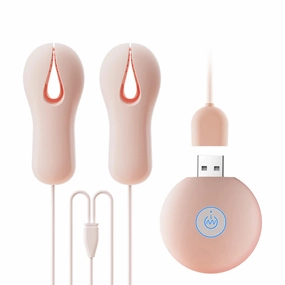 BDSM Essential Electric Nipple Clamps: Breast Massage Vibrator & Enhancer for Women