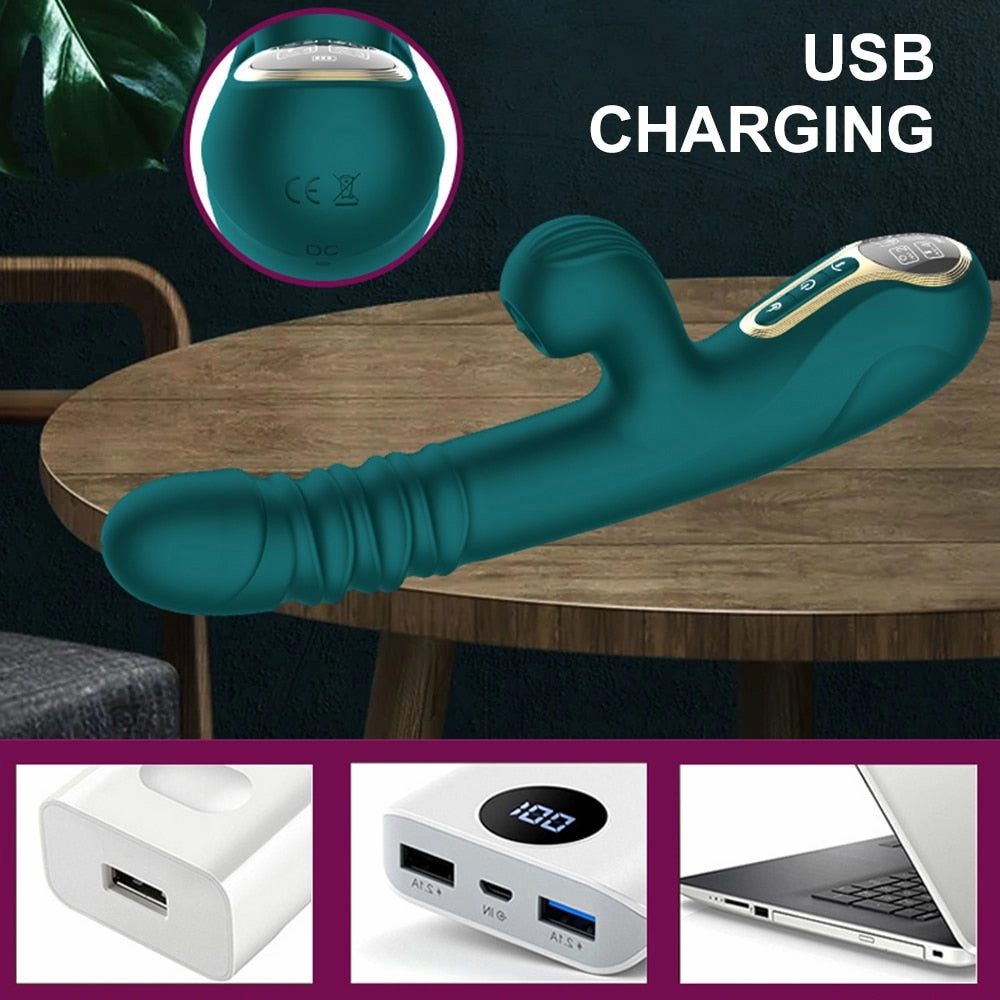 Big Sucking & Thrusting Vibrator