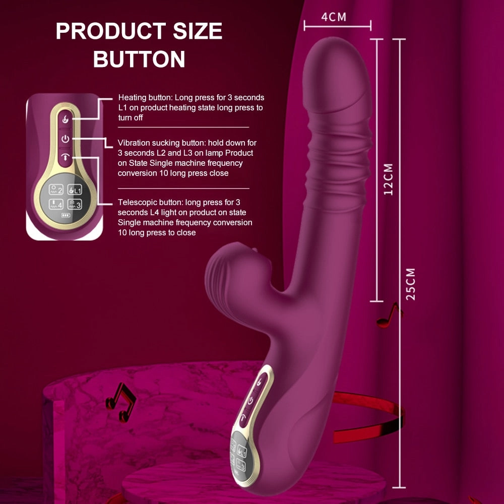 Big Sucking & Thrusting Vibrator