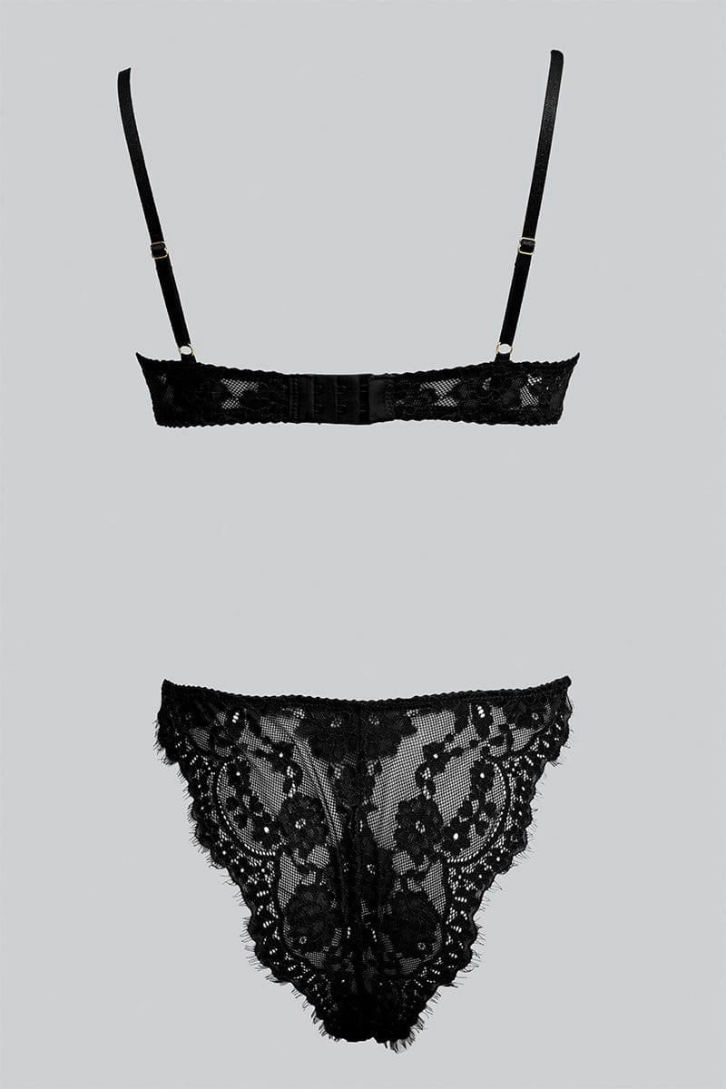 Black Lace Lingerie Set