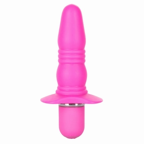 Booty Call Booty Buzz Ribbed Vibrating Anal Probe