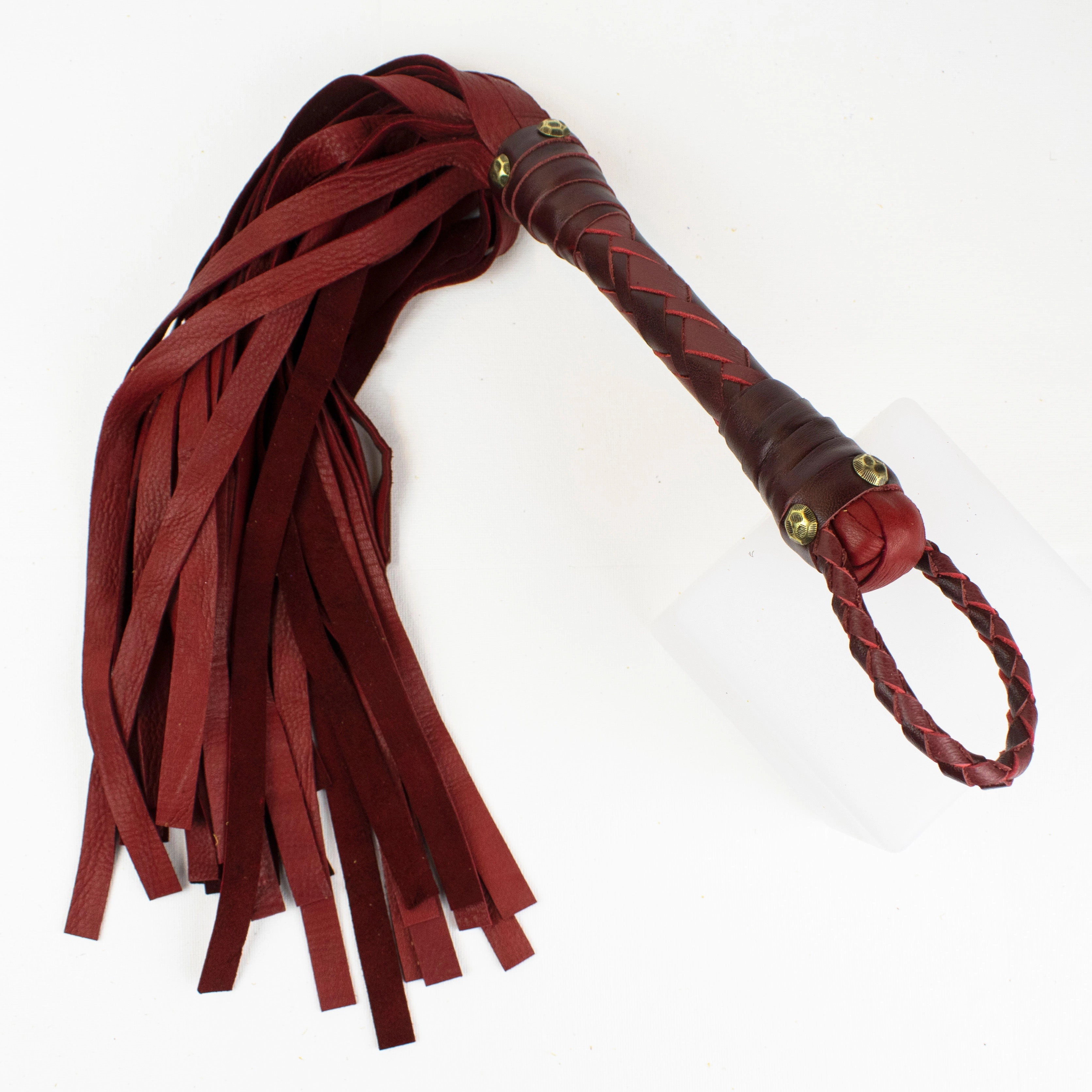 Buckskin Leather Flogger - Elk & Deer - soft leather - Custom to Order