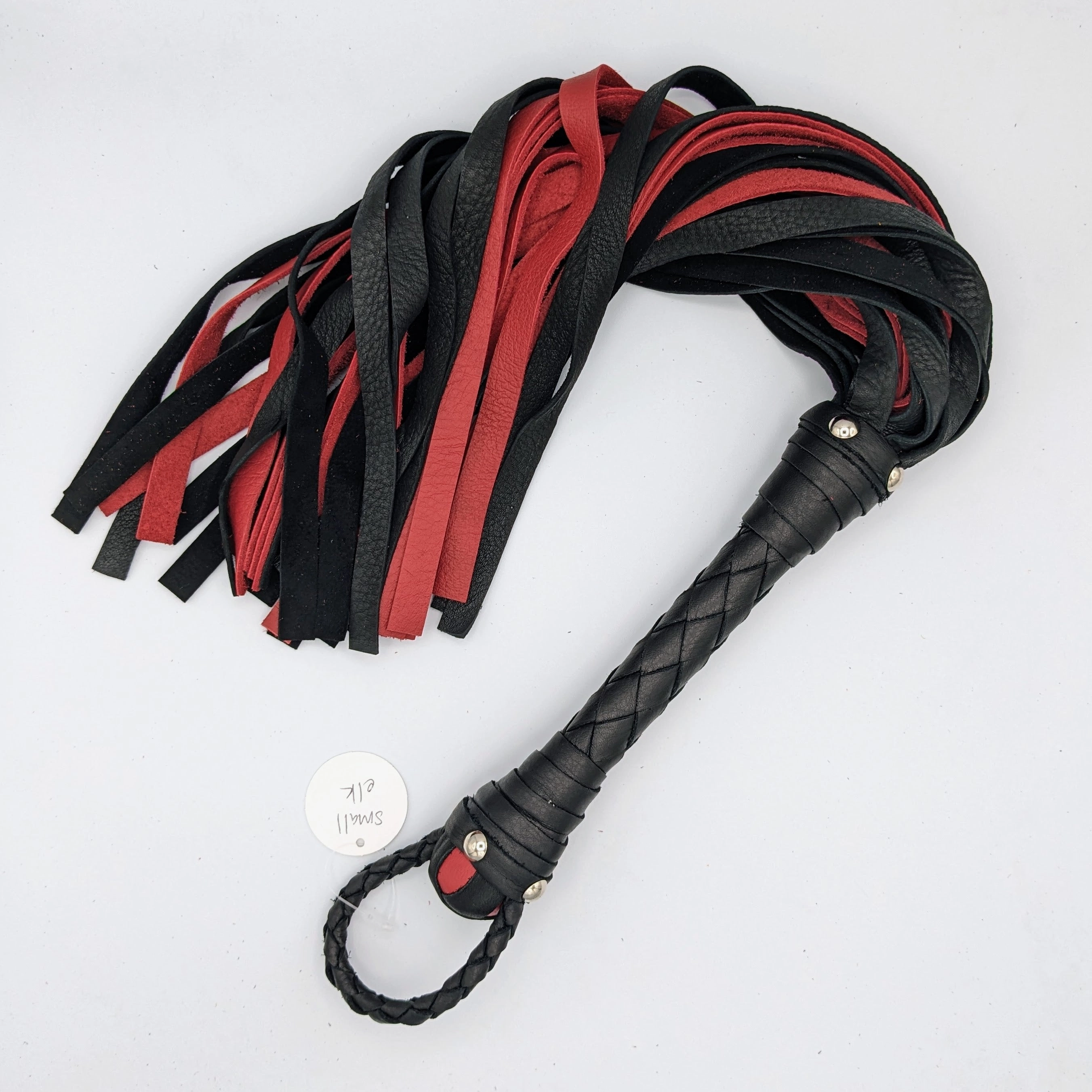 Buckskin Leather Flogger - Elk & Deer - soft leather - Custom to Order