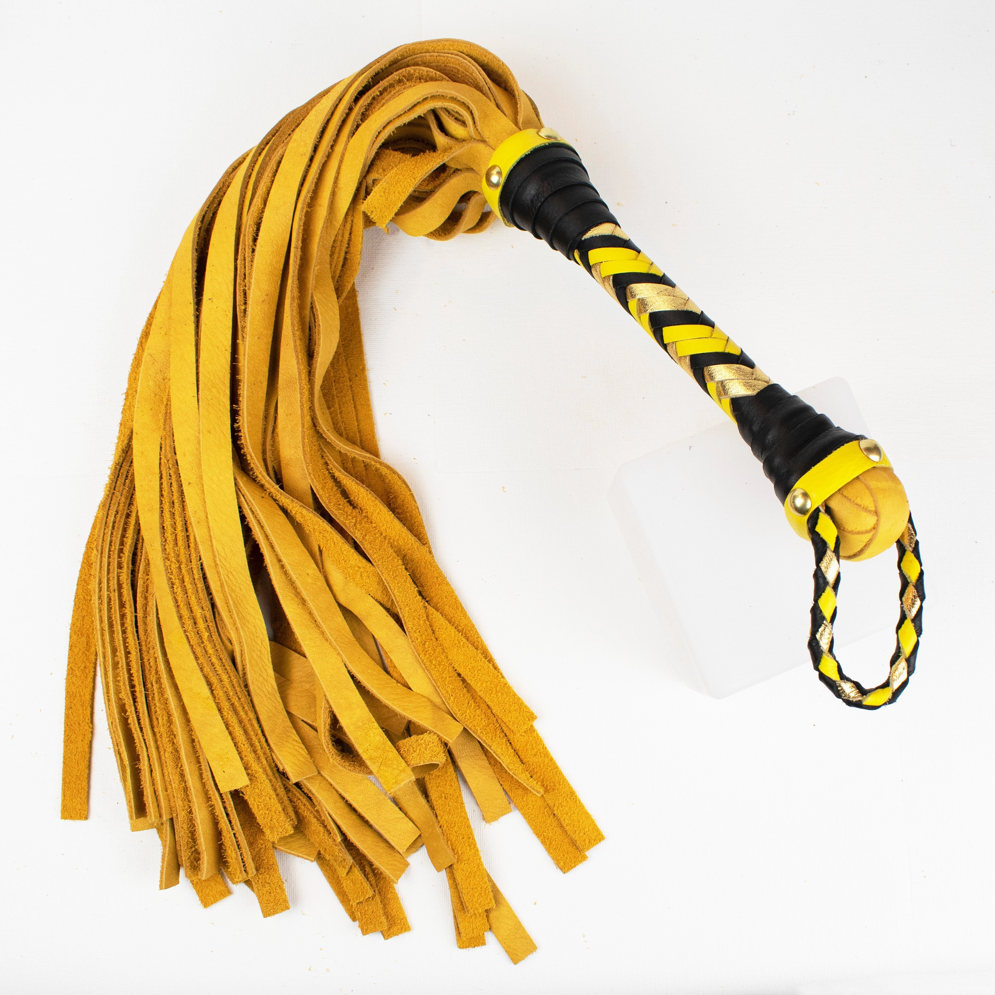 Buckskin Leather Flogger - Elk & Deer - soft leather - Custom to Order