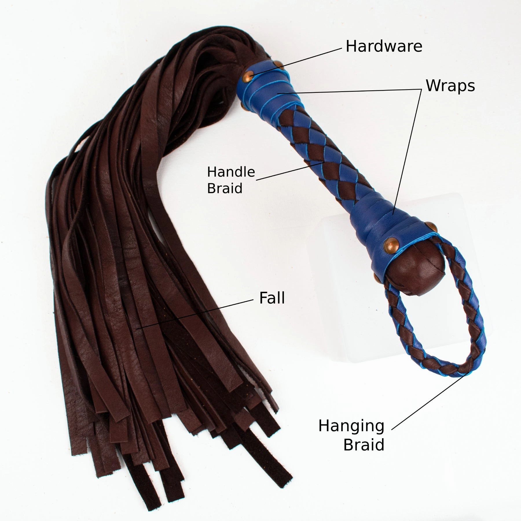 Buckskin Leather Flogger - Elk & Deer - soft leather - Custom to Order