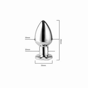 Butt Plug Vibrator: 7 Vibration Modes, Remote Control Stainless Steel Anal Toy