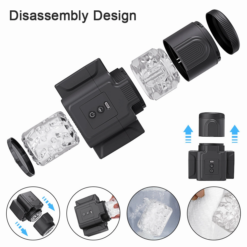 Camera - Automatic Telescopic Masturbators for Men Thrusting Masturbation Piston Open-ended Adult Equipment
