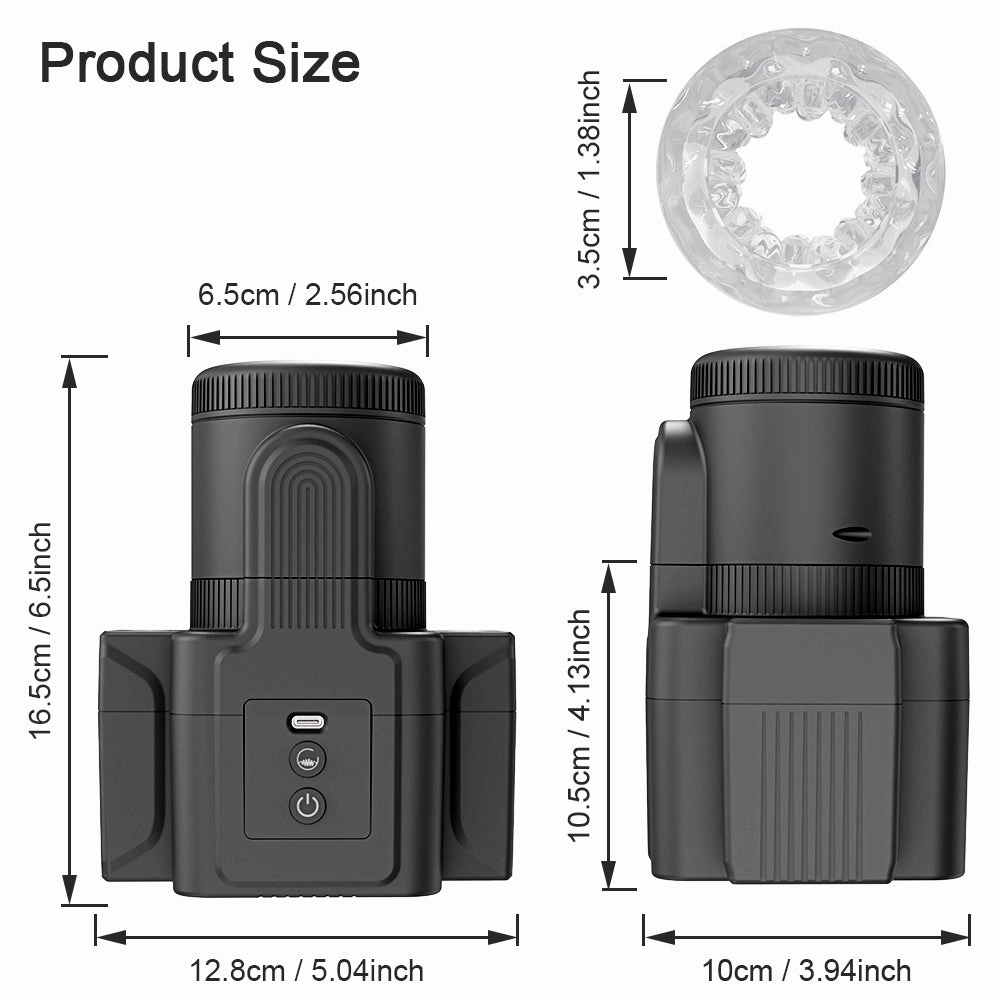 Camera - Automatic Telescopic Masturbators for Men Thrusting Masturbation Piston Open-ended Adult Equipment