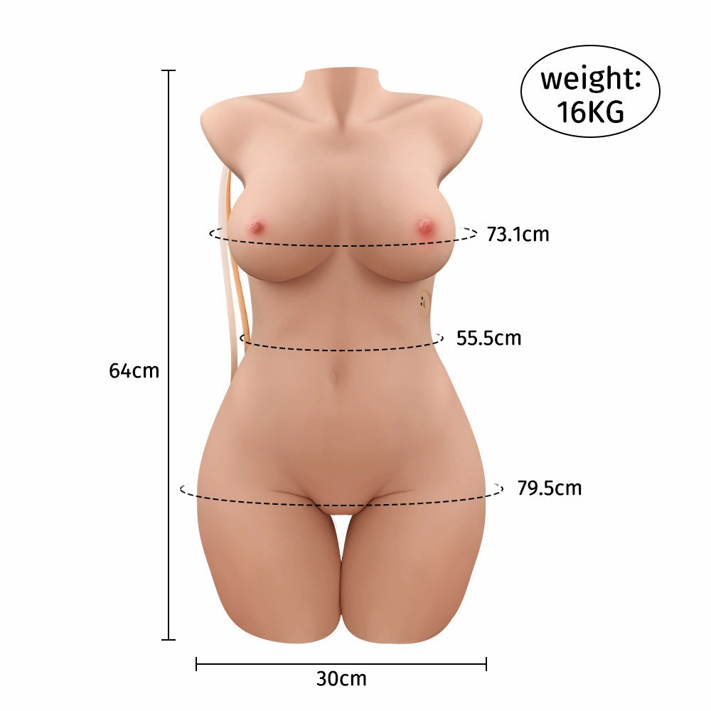Christina - 39.27LB Realistic Sex Doll with Suction & Vibration