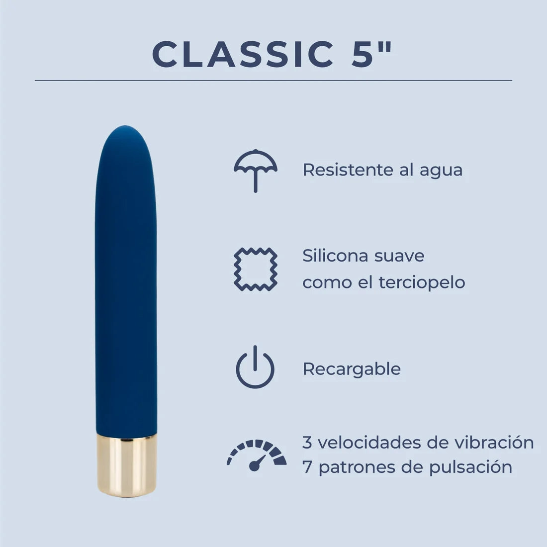 Classic 5” - IN STOCK - 10 LEFT! - Pure Romance