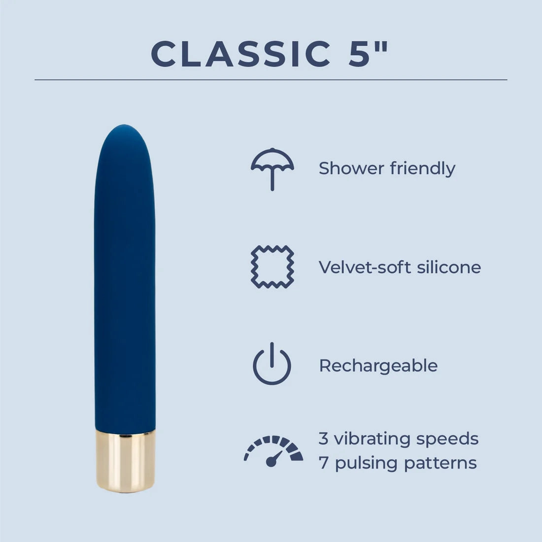 Classic 5” - IN STOCK - 10 LEFT! - Pure Romance