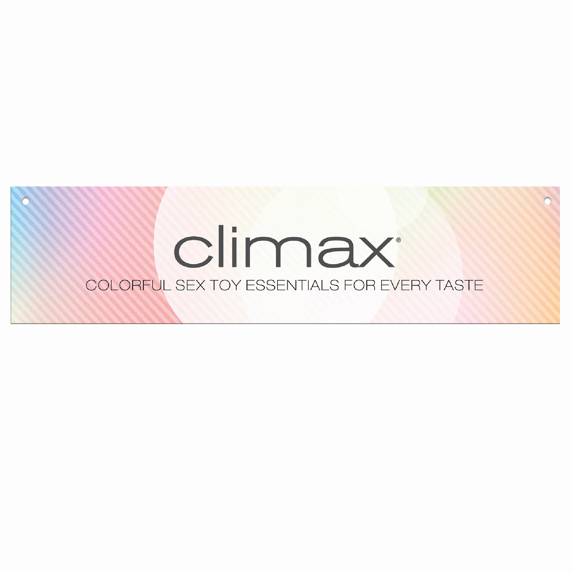 Climax® Horizontal Header Sign, 23.5 x 5.5
