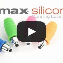 Climax® Silicone Vibrating Bullet, Blue Pop