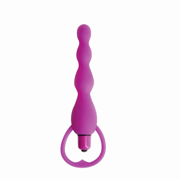 Climax® Silicone Vibrating Bum Beads, Purple