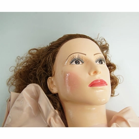 CLOSEOUT - DOLL; MANNEQUIN W/BROWN HAIR, ACCESSORIES INCLUDED