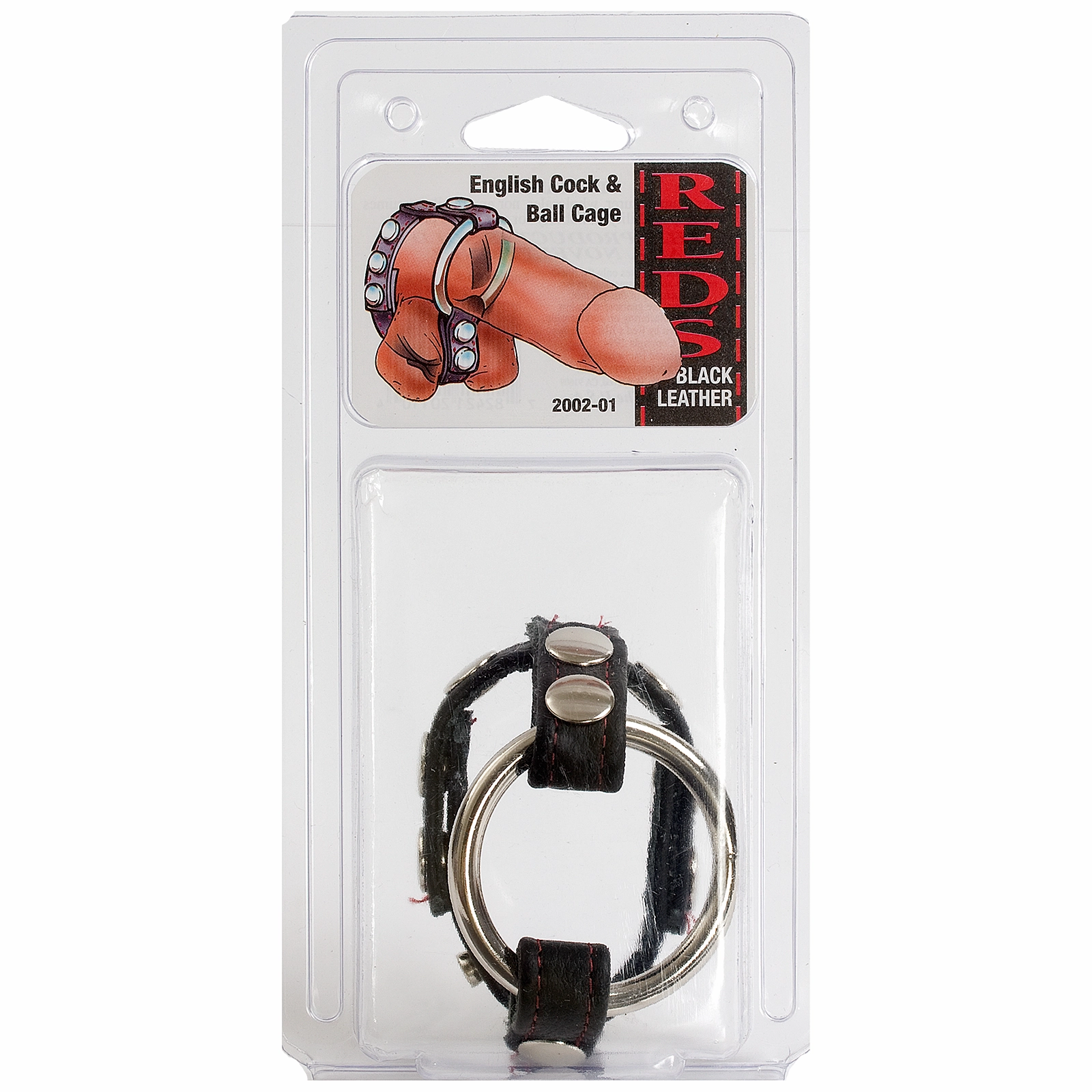 Cock & Ball Straps - Leather - English Cage
