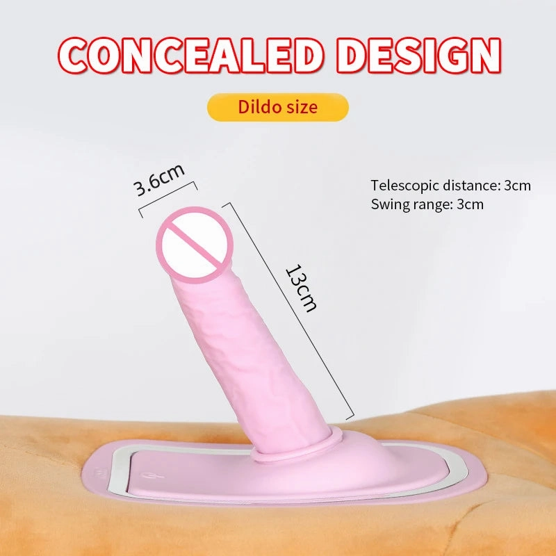 Cuddle Bear Thrusting & vibrator Dildo
