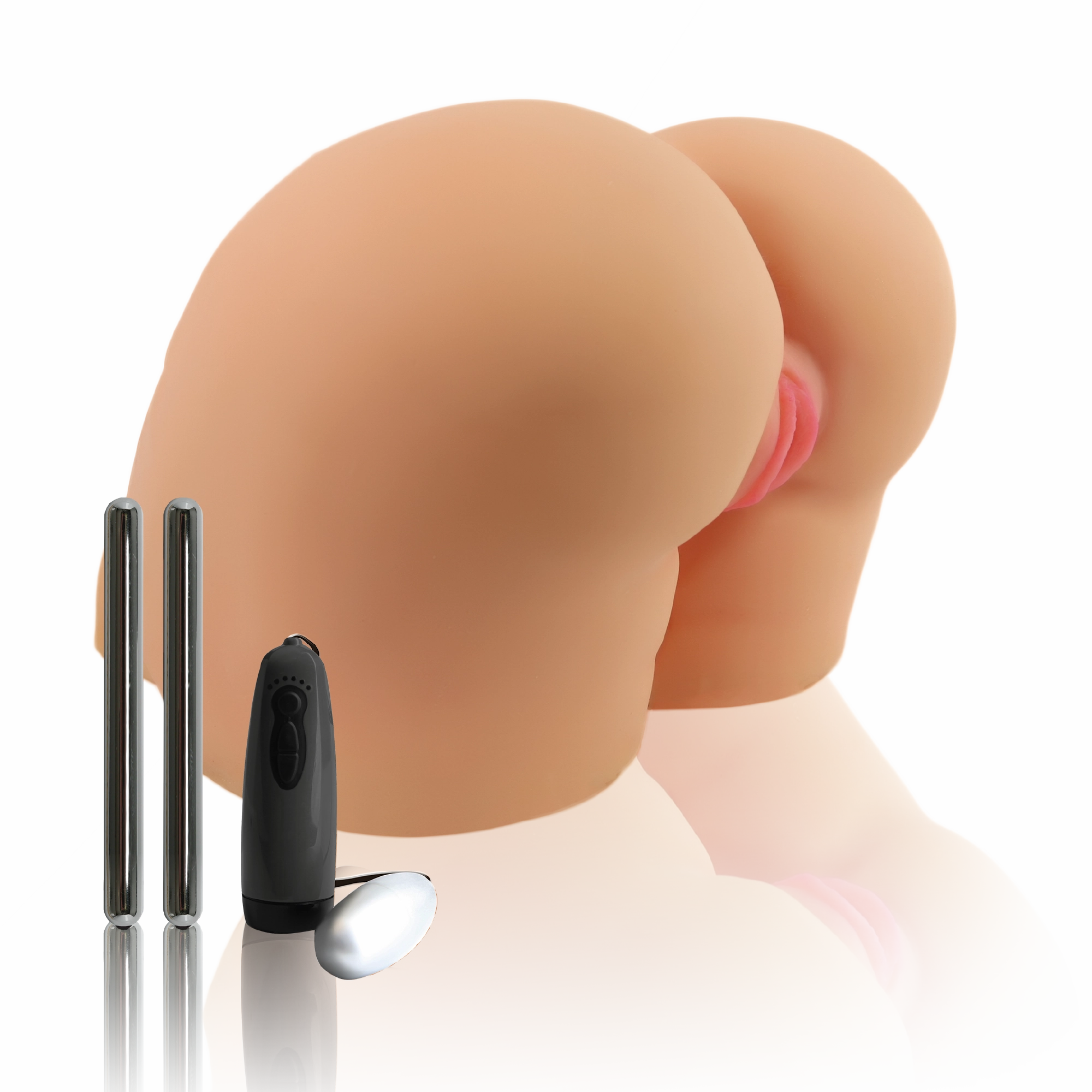 CyberSkin® Virtual Sex Ultra Big Ass Bang Doggy Style Pussy & Ass, Light