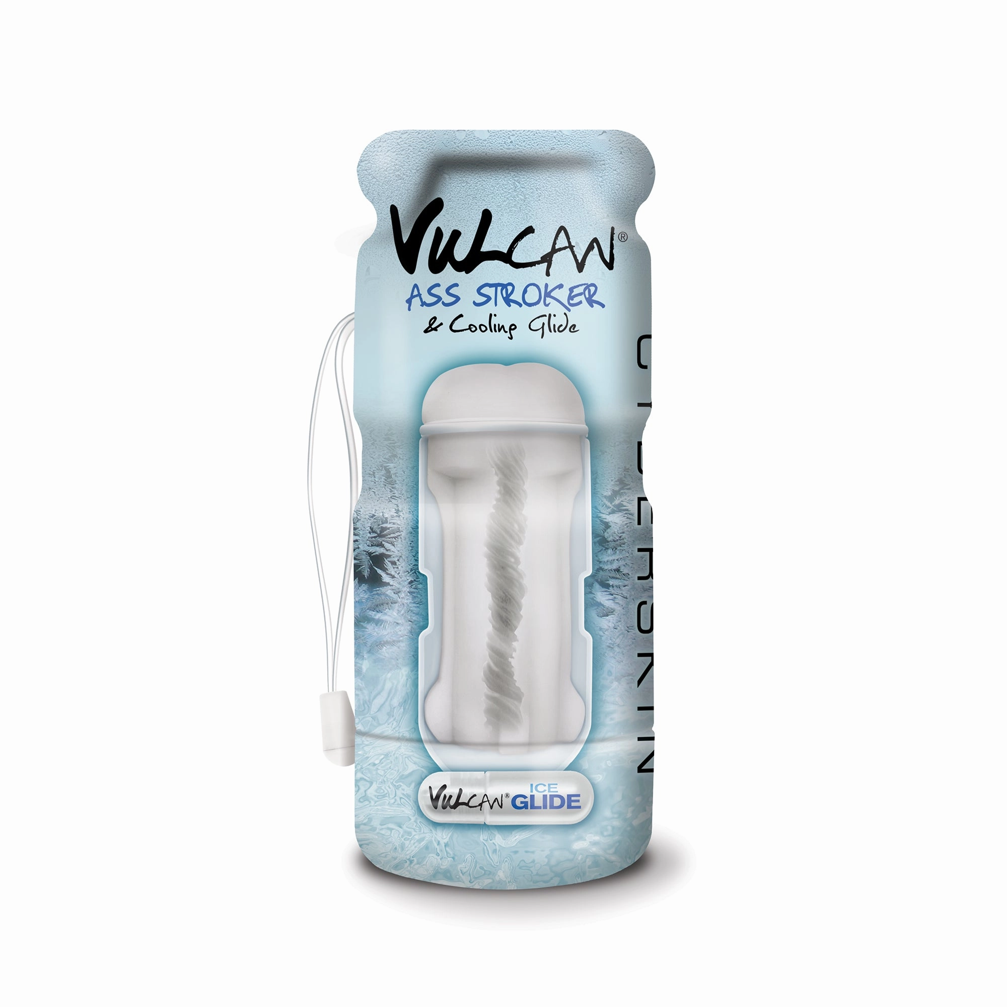 CyberSkin® Vulcan® Ass Stroker w/Cooling Glide, Frost