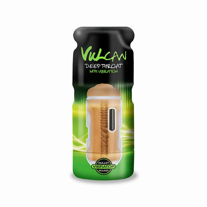 CyberSkin® Vulcan® Deep Throat w/ Vibration, Mocha