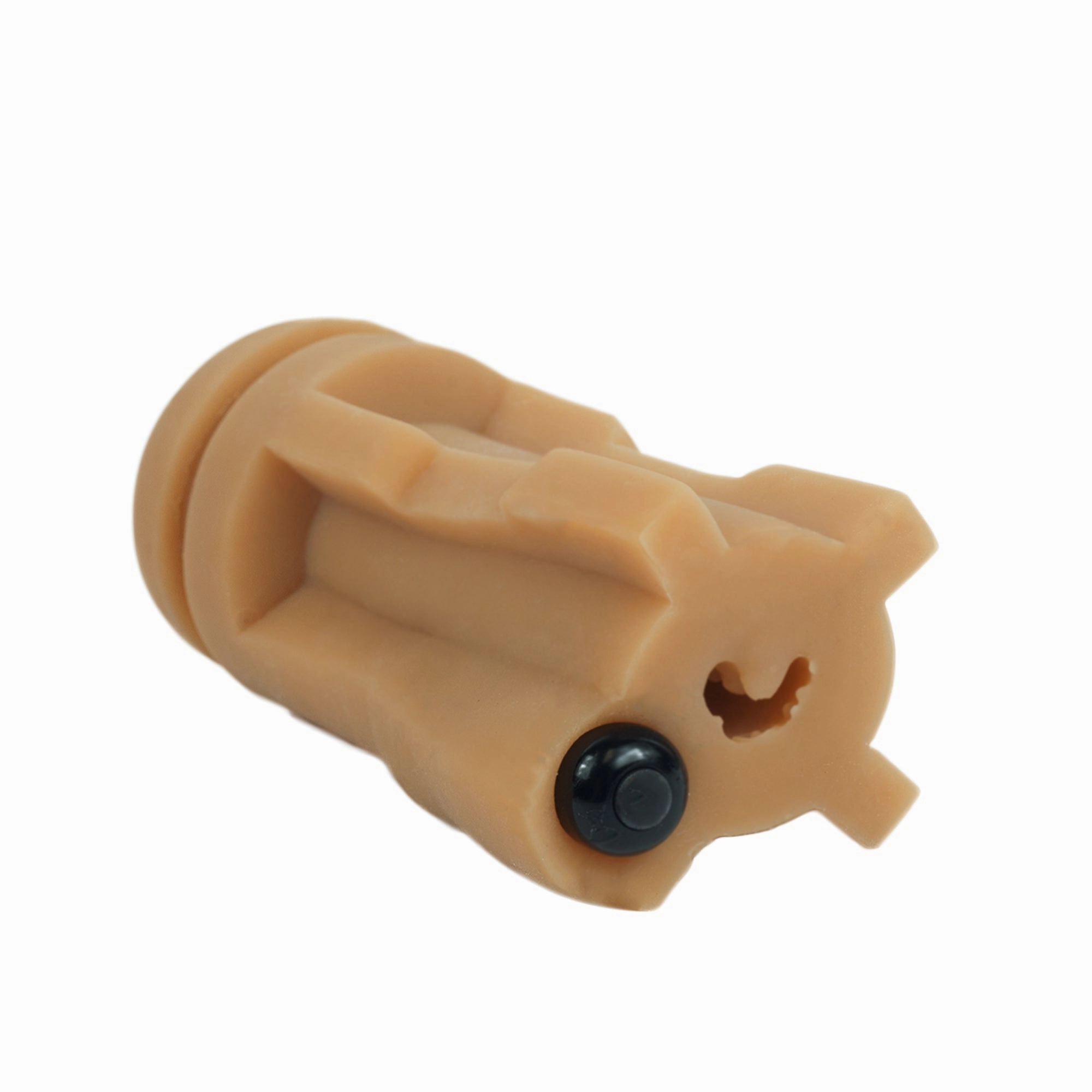 CyberSkin® Vulcan® Deep Throat w/ Vibration, Mocha