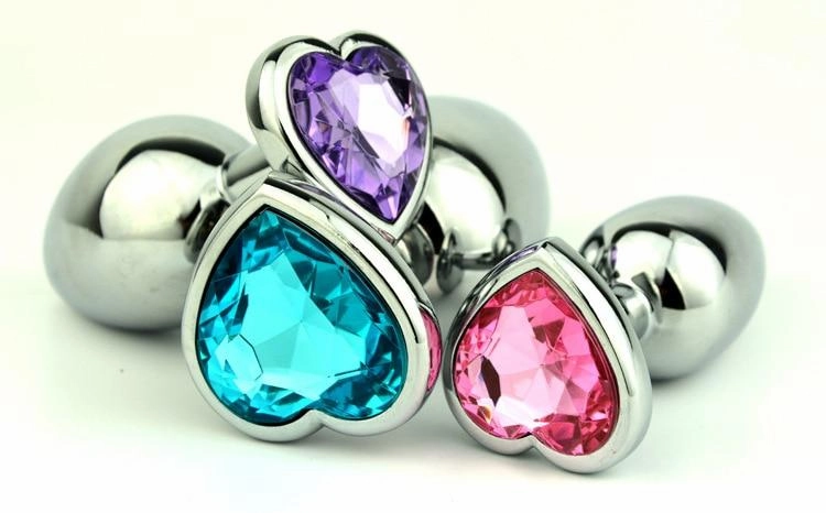 Diamond Heart-Shaped Anal Plug