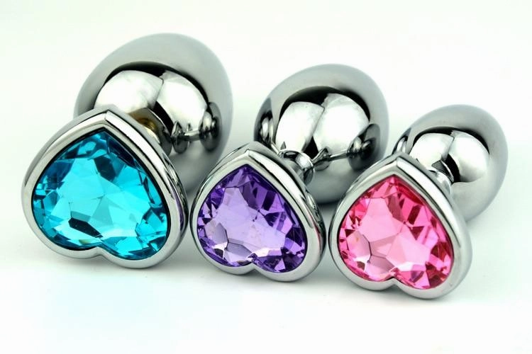 Diamond Heart-Shaped Anal Plug