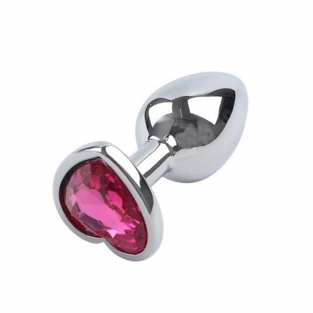 Diamond Heart-Shaped Anal Plug