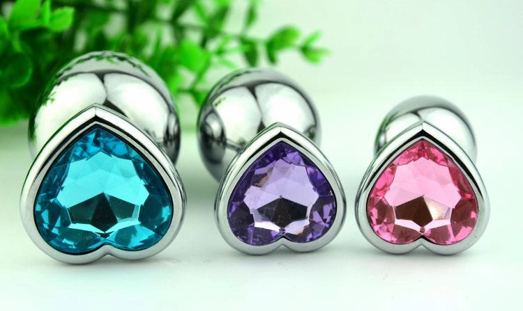 Diamond Heart-Shaped Anal Plug