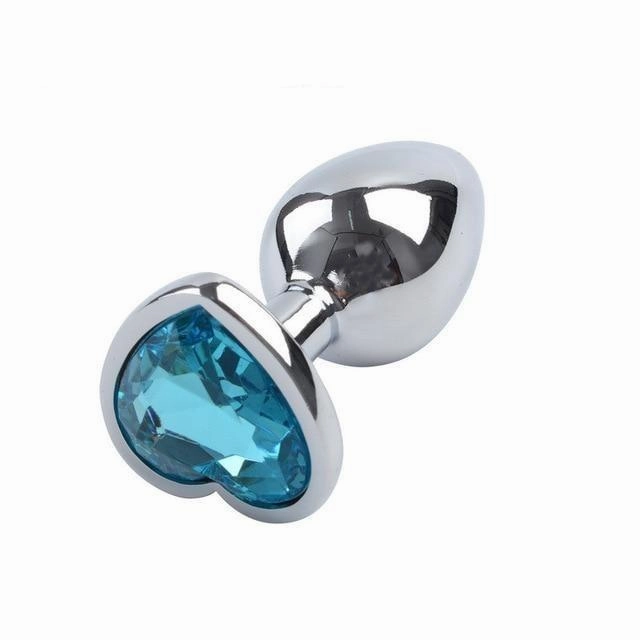 Diamond Heart-Shaped Anal Plug