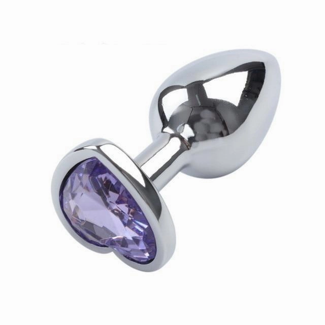 Diamond Heart-Shaped Anal Plug