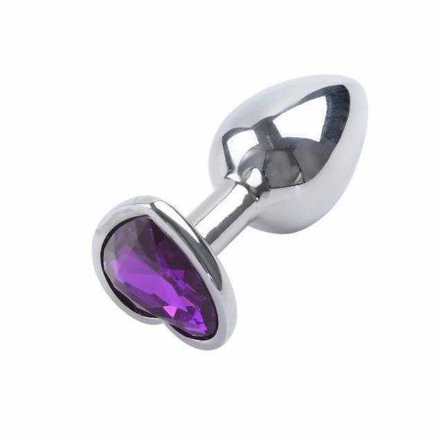 Diamond Heart-Shaped Anal Plug